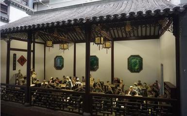 苏州博物馆 江南韵味的无声书场